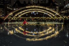 Skating at City Hall