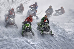 Aggressive-Snowcross-Race